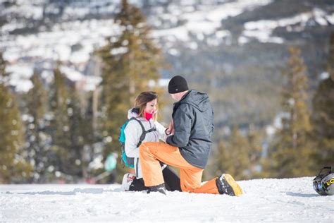 Proposal At Breckenridge Ski Resort On Peak 8 Breckenridge Ski Resort