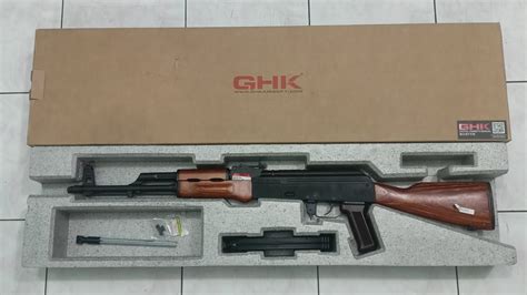 review gbbr ghk akm full metal  asli kayu resmi grafir youtube