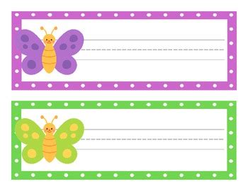 Butterfly Name Plates