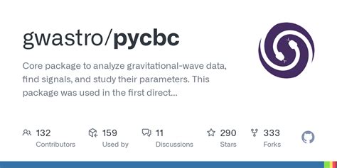 Github Gwastro Pycbc Core Package To Analyze Gravitational Wave Data