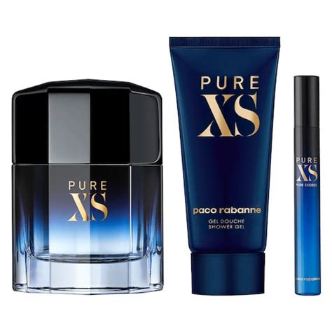 Paco Rabanne Pure Xs Set Para Caballero Perfume Edt 100ml Body Lotion 100ml Perfume De