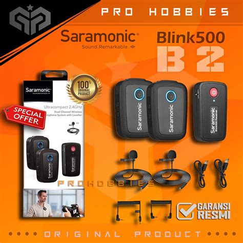 Jual Saramonic Blink 500 B2 Mount Wireless Omni Lavalier Microphone