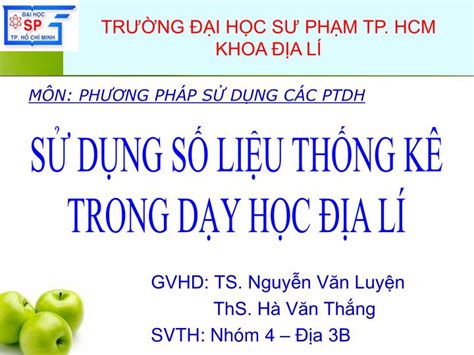 Ppt Tr Ng I H C S Ph M Tp Hcm Khoa A L Powerpoint