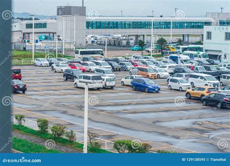 Sapporo, Japan-September 22, 2018 : Cars at Parking of New Chitose ...