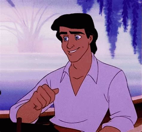 Prince Eric Little Mermaid GIF - Prince Eric Little Mermaid Thinking ...