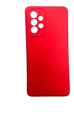 Funda De Silicona Roja Premium Para Samsung Galaxy A53 Mercadolibre