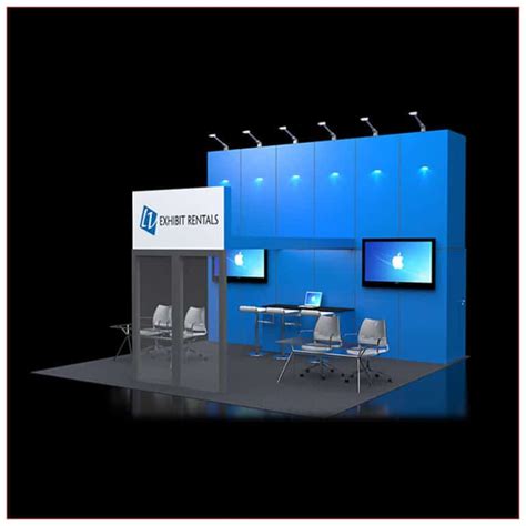 20x20 Trade Show Booth Rental Pkg 425 LV Exhibit Rentals