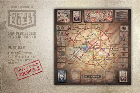 Gra planszowa Metro 2033 Edycja Polska Sklep Ogry Games