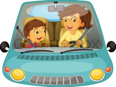 Driving Stock Vector Colourbox