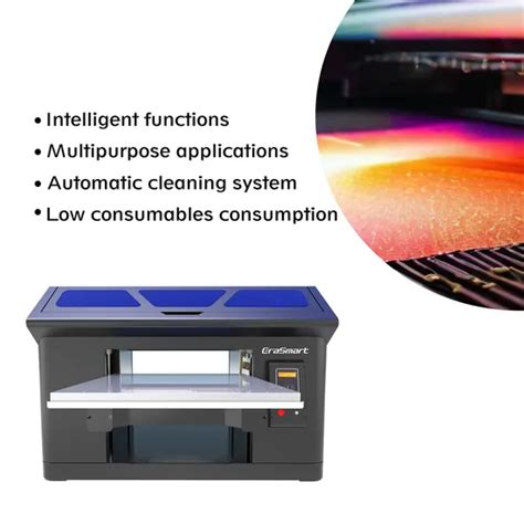 Desktop Digital A Plus Uv Printing Machine Varnish Function Uv Flatbed