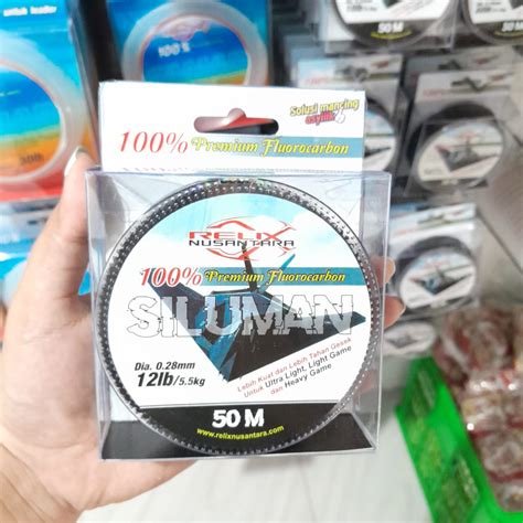 Jual Senar Leader SILUMAN 100 Premium Fluorocarbon By Relix Nusantara