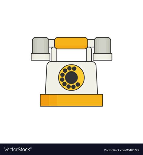 Phone flat icon Royalty Free Vector Image - VectorStock