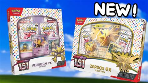 OPENING THE NEW ZAPDOS AND ALAKAZAM COLLECTION BOXES POKEMON 151