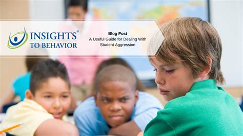 A Useful Guide for Dealing With Student Aggression - Insights to Behavior