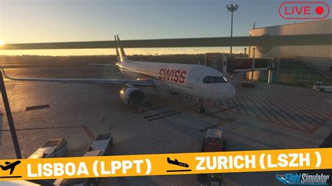 Voo De Lisboa LPPT Para Zurich LSZH A320 Neo SWISS Flight