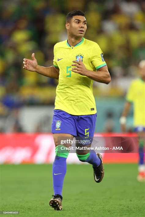 Casemiro Of Brazil During The Fifa World Cup Qatar 2022 Quarter Final