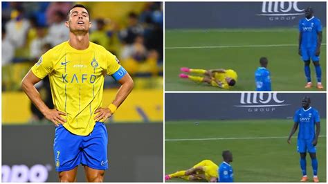 Cristiano Ronaldo Suffers Brutal Challenge From Ex Chelsea Star ...