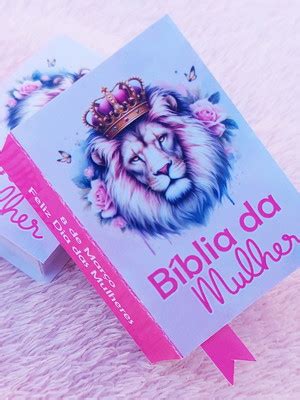 Lembrancinha Mini Biblia Dia Da Mulher Compre Produtos Personalizados