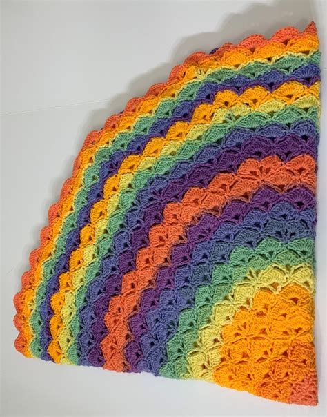 Lotus Flower Blanket Crochet Pattern