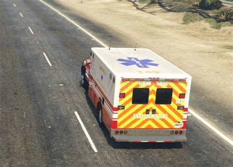 Blaine County Fire Department Ambulance Skin For Vapid V450 Gta5 Hub