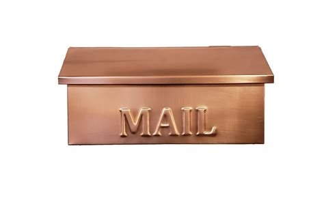 Wall Mount Copper Mailbox | Hand made,Solid copper,Outdoor mailbox – CU ...