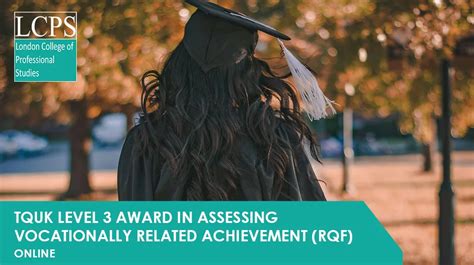 Tquk Level Award In Assessing Vocationally Related Achievement Rqf