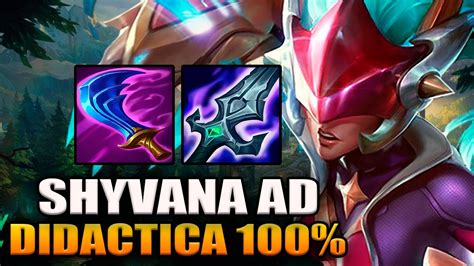 SHYVANA AD DIDACTICA APRENDE CADA TACTICA DE LA SHYVANA RANK 1 DE EUW