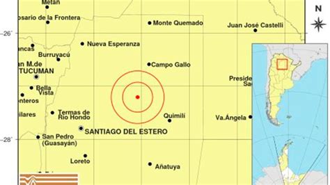 Un Fuerte Temblor De 42 Grados Sacudió A La Provincia De Santiago Del Estero Diario Panorama