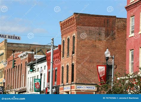 Small Town, 19th Century Architecture. Editorial Photo - Image of ...