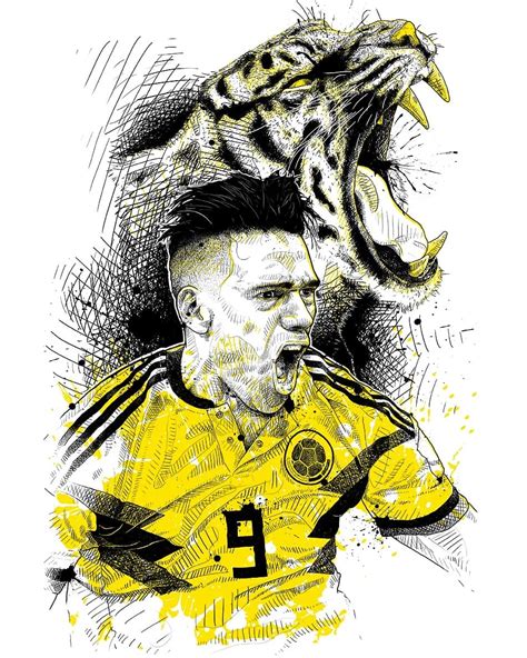 Radamel Falcao Garcia El Tigre De La Selección Colombia By Miguel