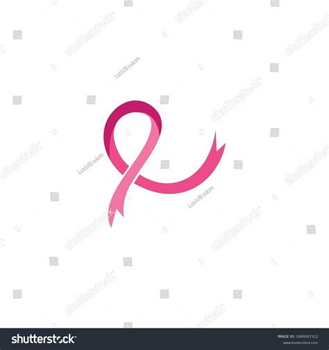 Breast Cancer Awareness Ribbon Logo Vector Stock Vector (Royalty Free ...