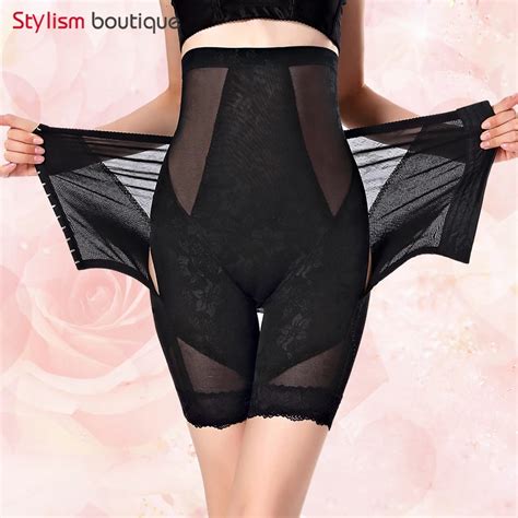 High Waist Girdle Tummy Control Panties With Adjustable Hooks Butt