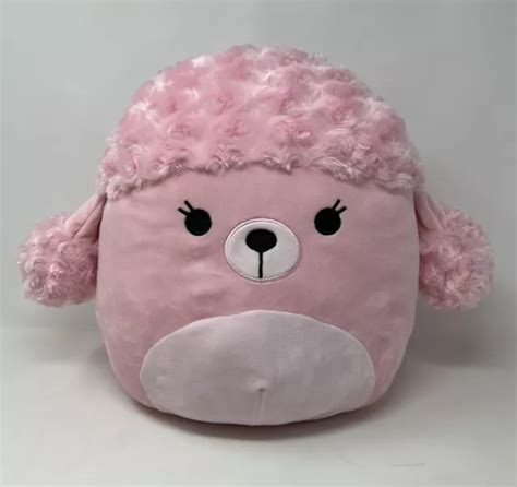 Squishmallows Chloe Pink Poodle Puppy Dog 12” Plush Rare Htf £6745