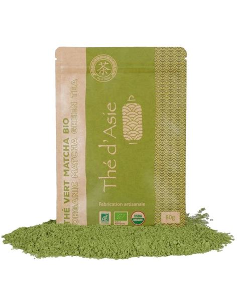 Thé vert Matcha Biologique en vrac 80g