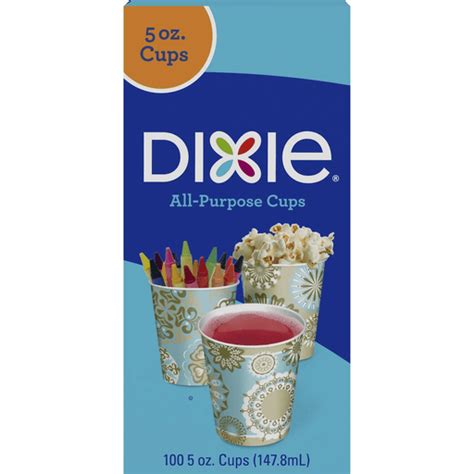 Dixie Cups All Purpose 5 Oz Cups Lids And Straws Yoders Country