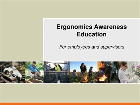 Ppt Ergonomics Awareness Education Powerpoint Presentation Free Download Id182111