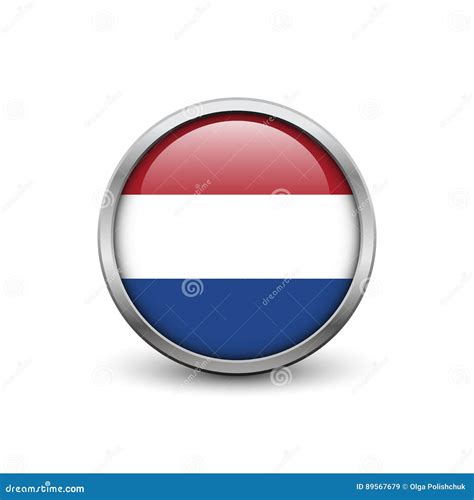 Flag Of Netherlands Stock Illustration Illustration Of Buttons 89567679