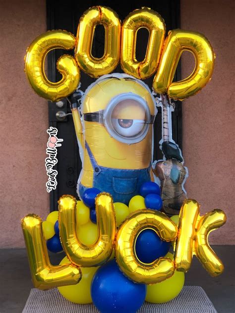 Minions Balloons Minion Balloons Balloons Balloon Bouquet