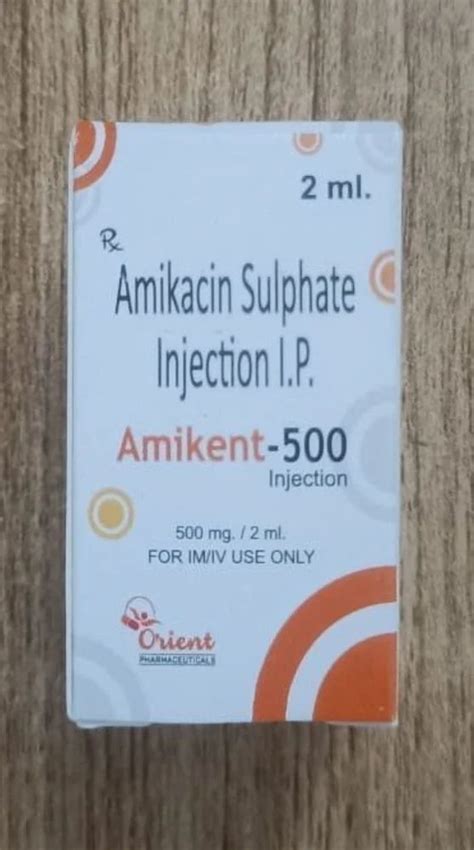 500mg Amikacin Sulphate Injection IP 500 Mg 2ml At 108 Piece In Chennai