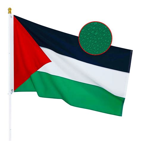 Amazon.com : Palestinian Flag 3x5 Feet for Outside - Heavy Duty Nylon ...