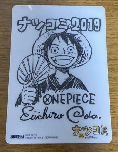 One Piece Autographed Illustration Card Eiichiro Oda Japan Manga Anime