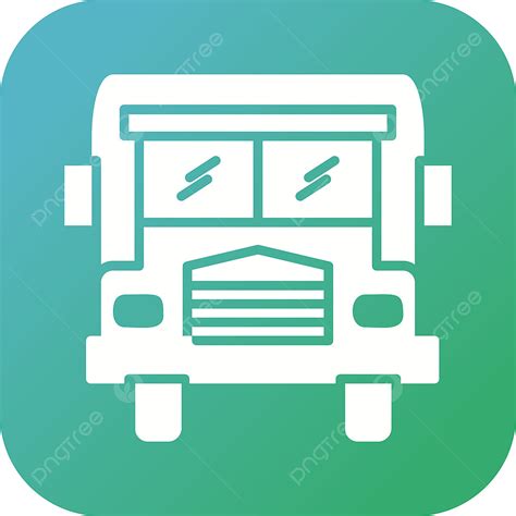 Glyph Vector Hd PNG Images Beautiful Bus Vector Glyph Icon Bus Icons