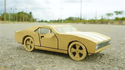 How To Make A Model Car From Cardboard How To Make Car On A Radio