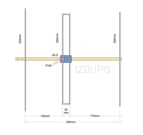 Yagi 3 element UHF Katlanmış OfficinaHF ye Hoş Geldiniz Ham radio