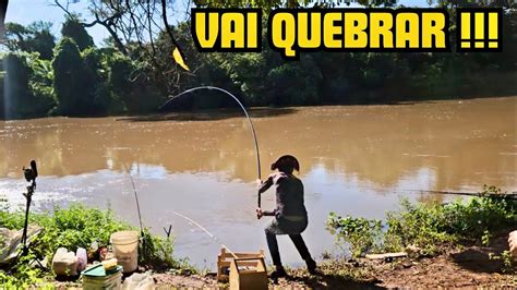 PESCARIA DE BARRANCO PIAUÇU PIAU E PEIXE FRITO NO RIO TURVO YouTube