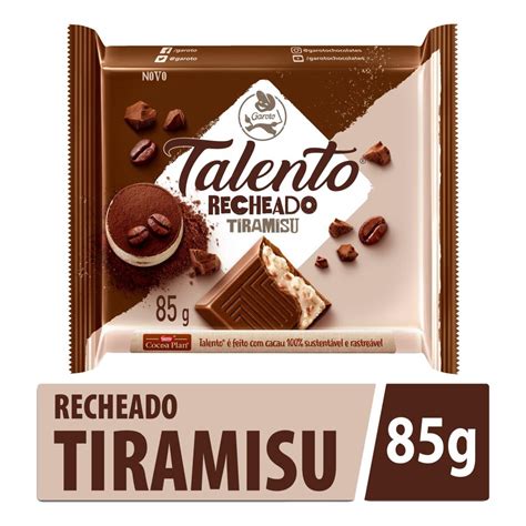 Chocolate Talento Recheado Tiramisu G Shopee Brasil