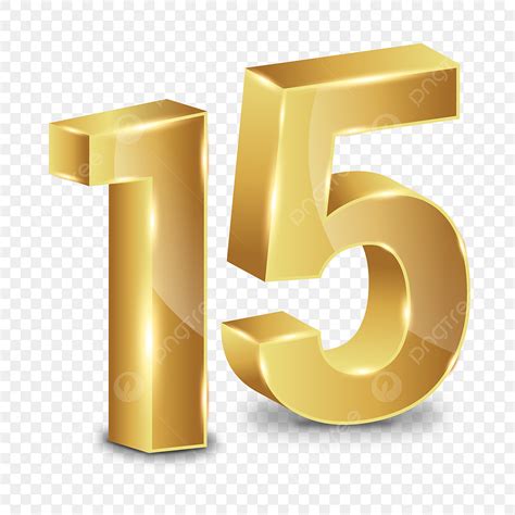 Number Fifteen Clipart Png Vector Psd And Clipart With Transparent