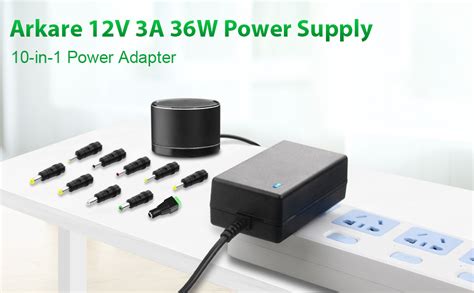 Arkare V A Power Supply Adapter W Ac Dc Charger Ac V V To Dc