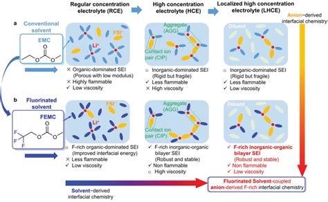 Electrolyte Design Principle For Simp Schematic Illustration Of