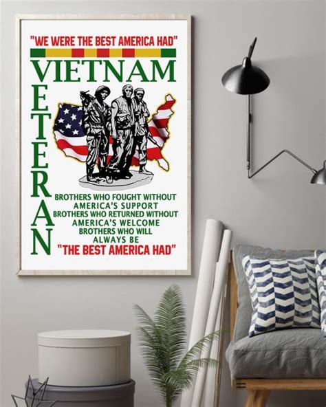 We Were The Best America Had Vietnam Veteran Poster Blinkenzo